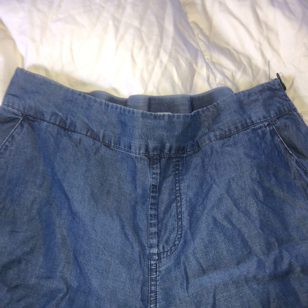 FREE WITH PURCHASE of 2 Halston denim gauchos
